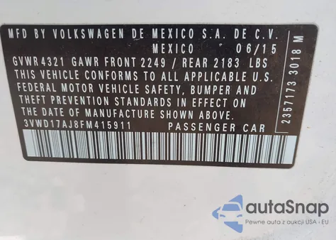 3VWD17AJ8FM415911